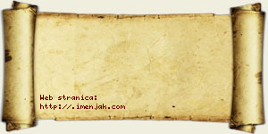 Jana Pupin vizit kartica